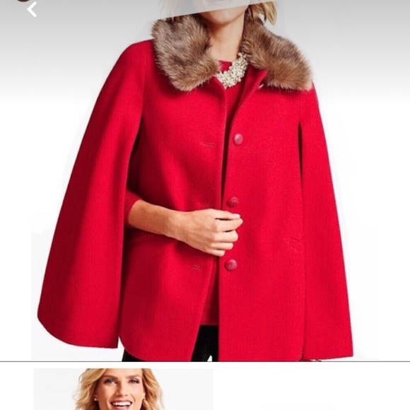 Talbots Wool Blend Cape - Picture 13 of 13